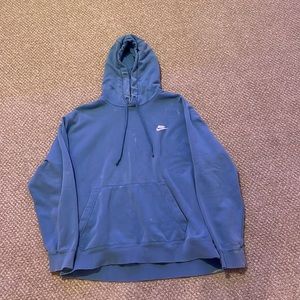 Nike Mens Light Blue Hoodie
